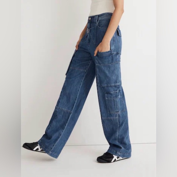 Madewell x Molly Dickson Collab Cargo Denim Jeans - Picture 7 of 13